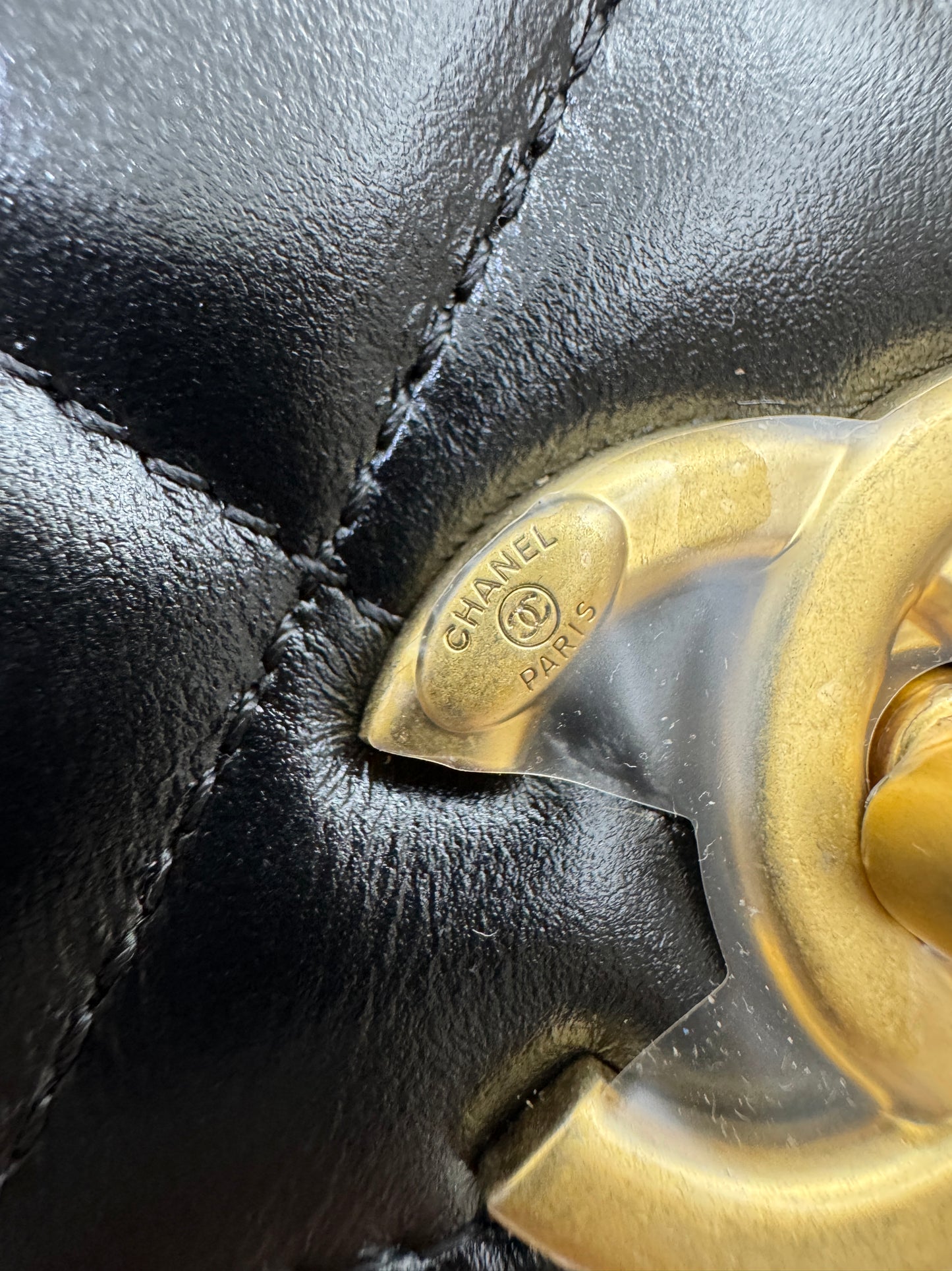 CHANEL 24C雙金珠中號22cm