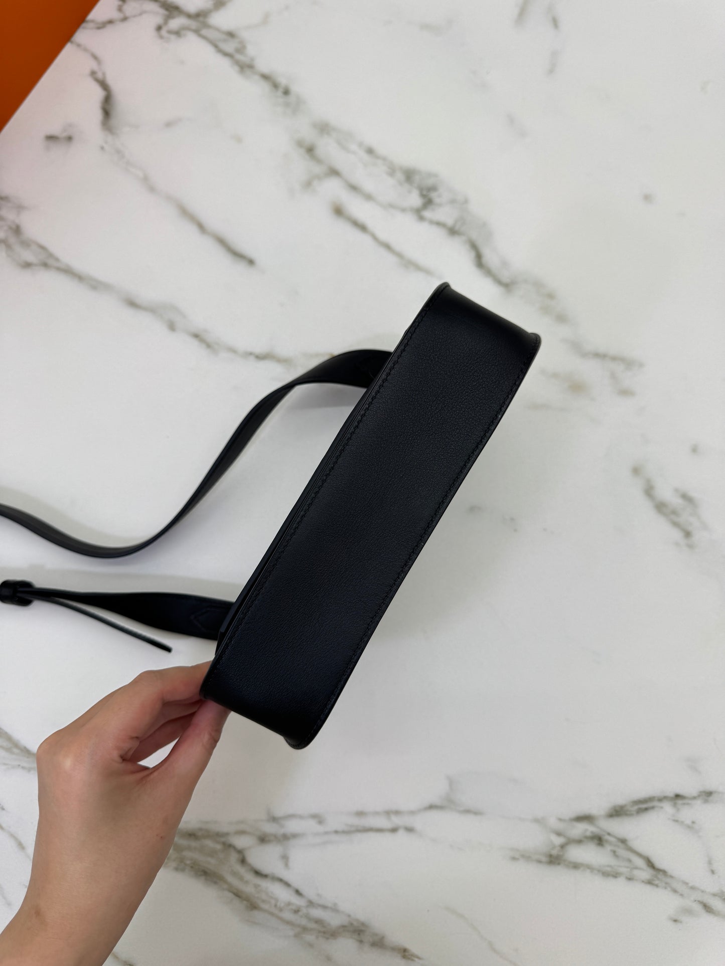 HERMES Mini Jypsiere 熊貓帆布 Swift/ Canvas