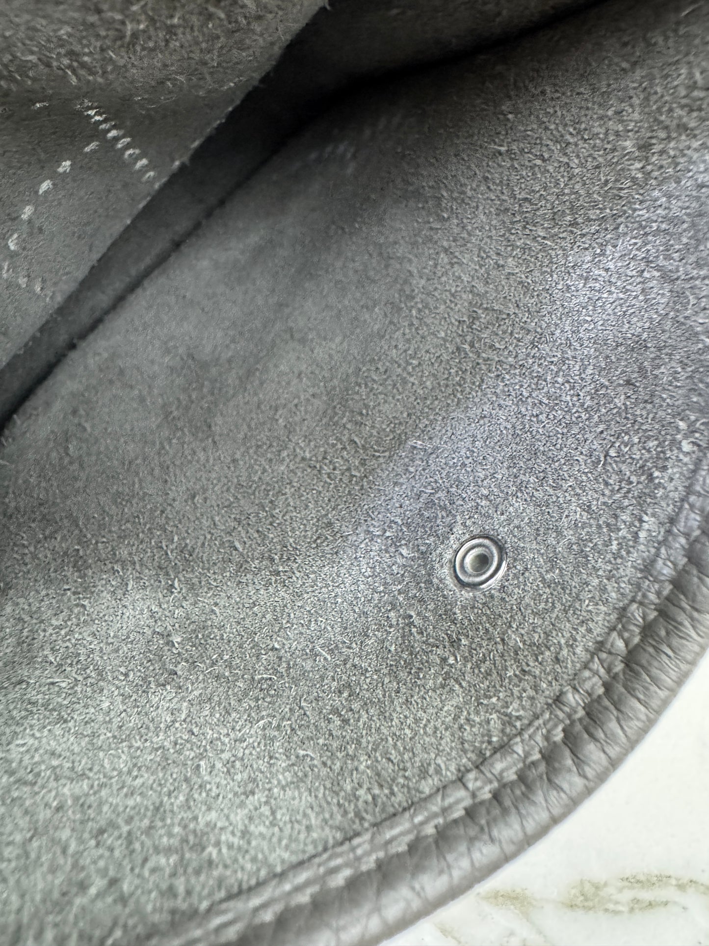 HERMES Mini Evelyne 積雨雲灰銀扣 Gris Meyer PHW