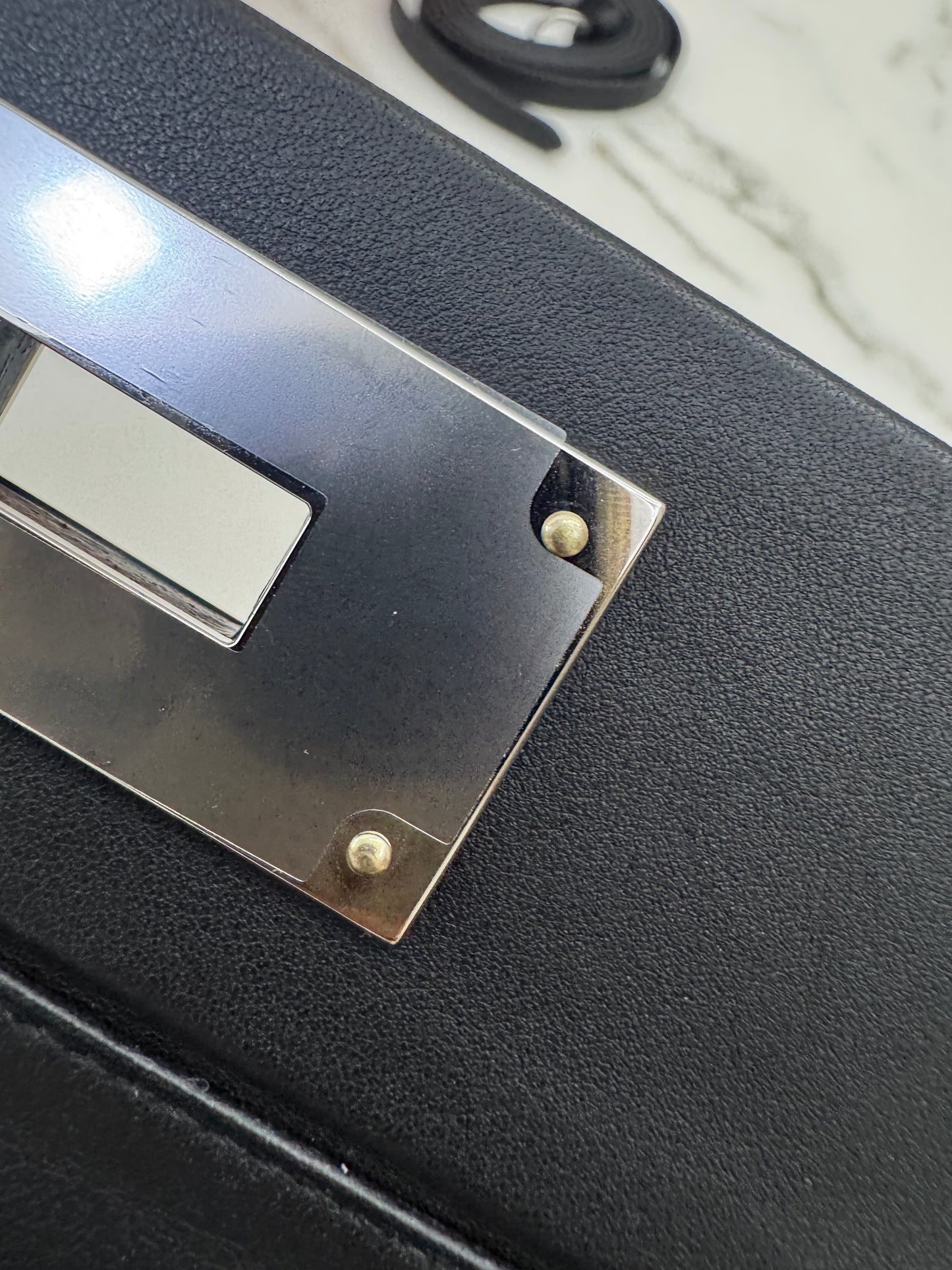 HERMES Mini 2424 黑銀