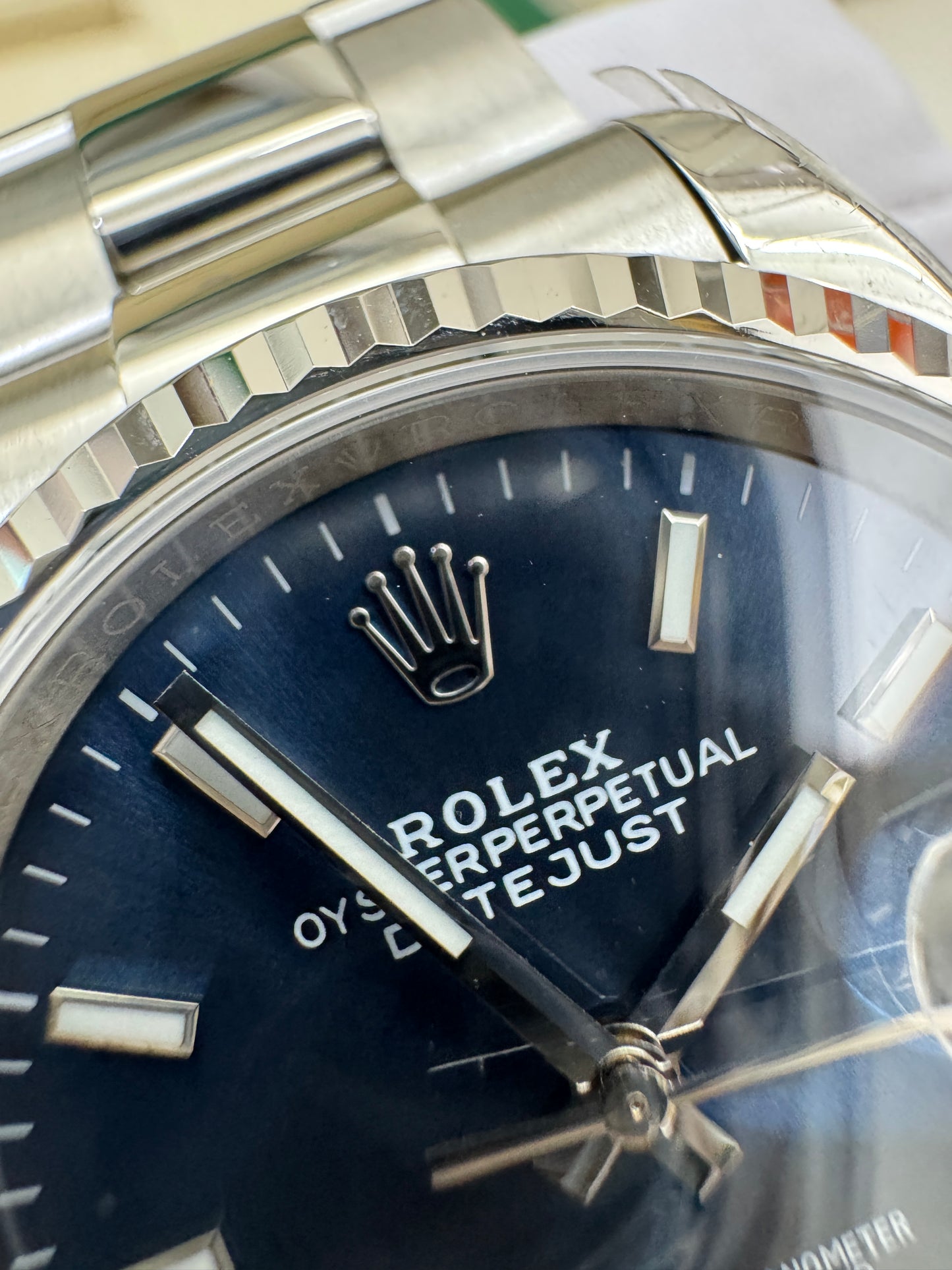 ROLEX Datejust 36mm 太陽圈藍盤 M126234