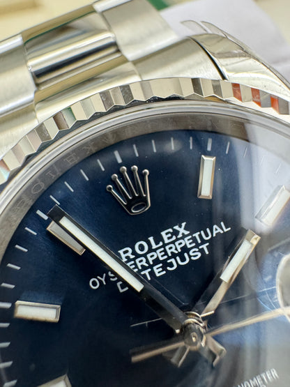 ROLEX Datejust 36mm 太陽圈藍盤 M126234