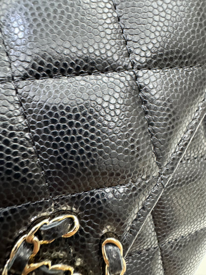 CHANEL 25S Kelly 橫版手機包 黑色