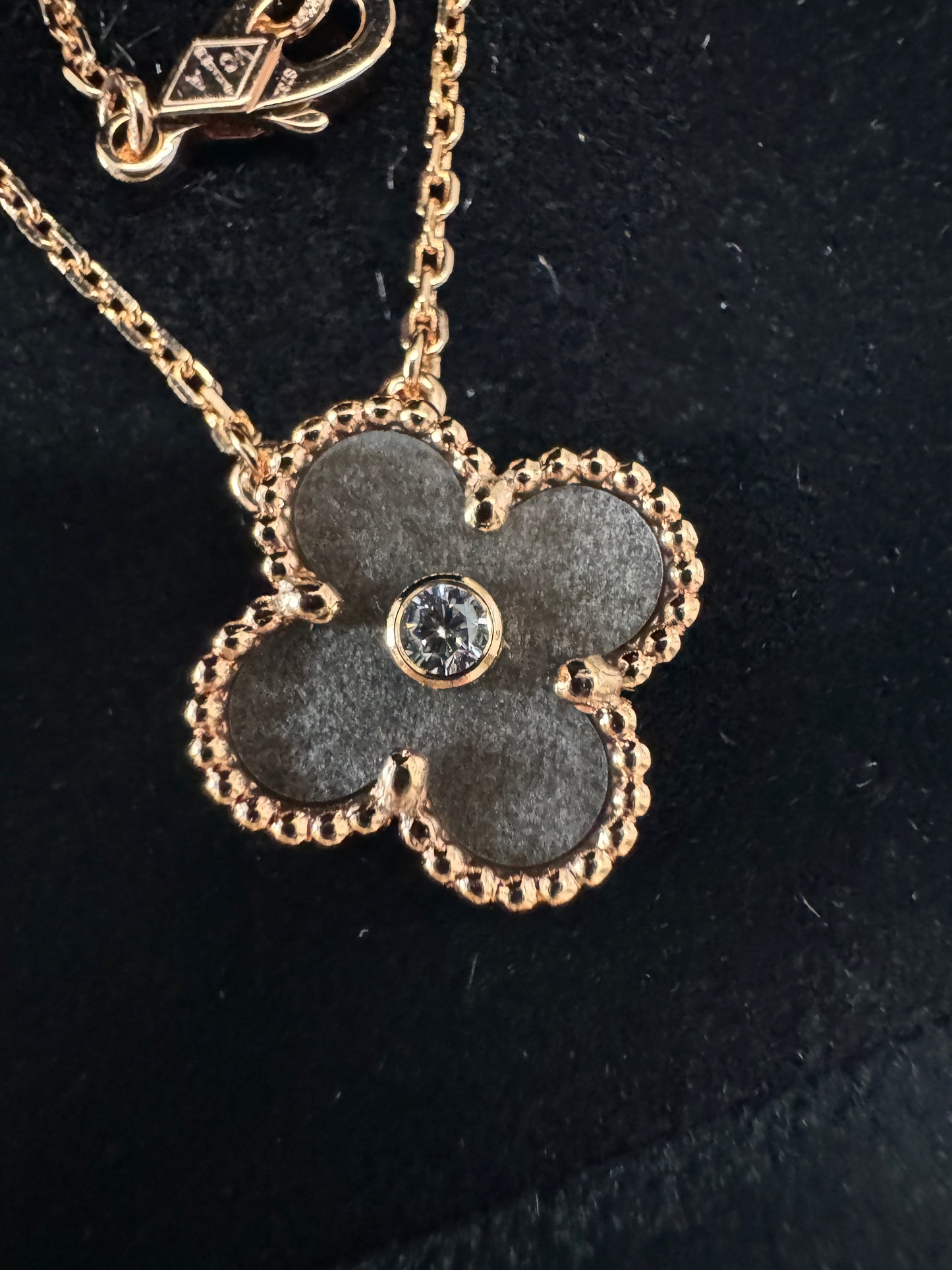 VCA 銀耀石玫瑰金項鏈［2023聖誕款］