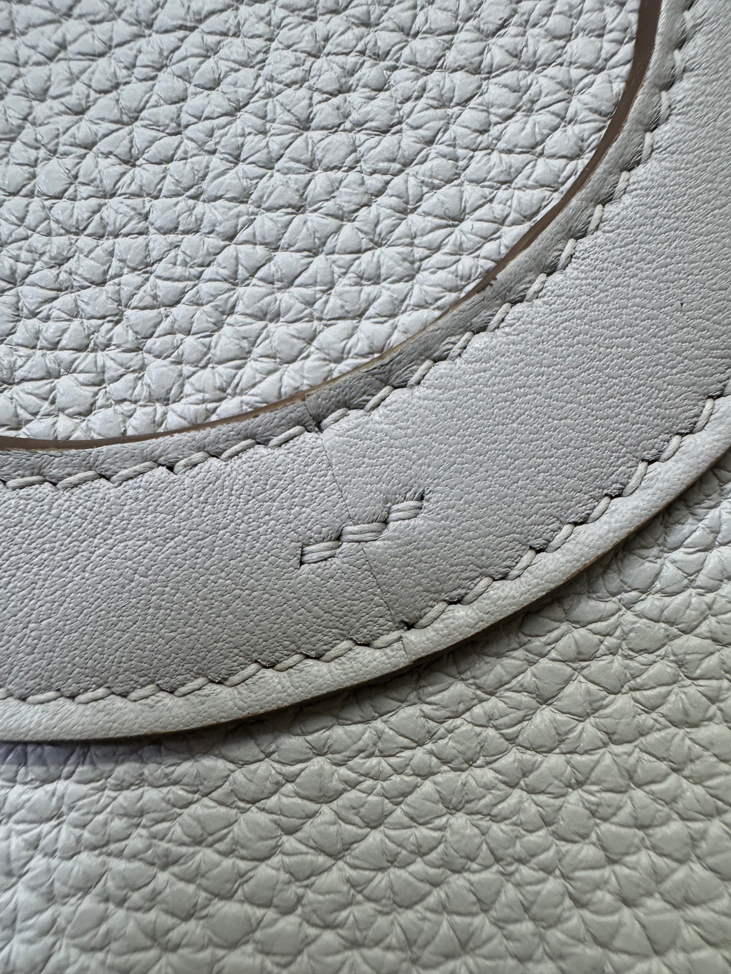 HERMES In The Loop 豬鼻菜籃子 M4奶灰色銀扣 Gris Pale PHW