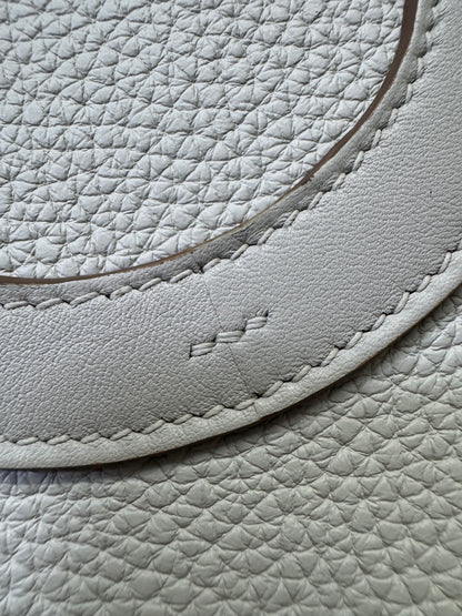 HERMES In The Loop 豬鼻菜籃子 M4奶灰色銀扣 Gris Pale PHW