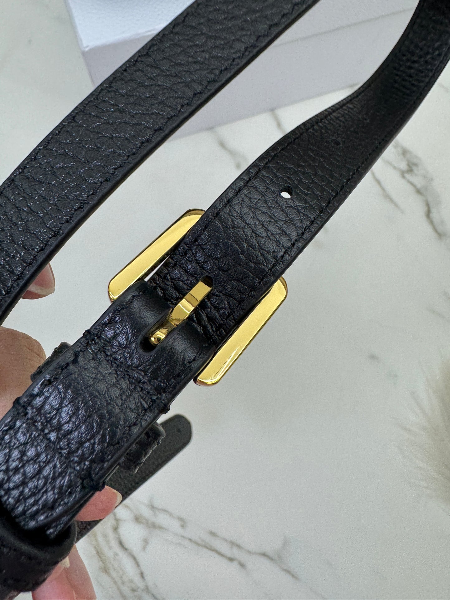 DIOR Signature 全皮小水桶