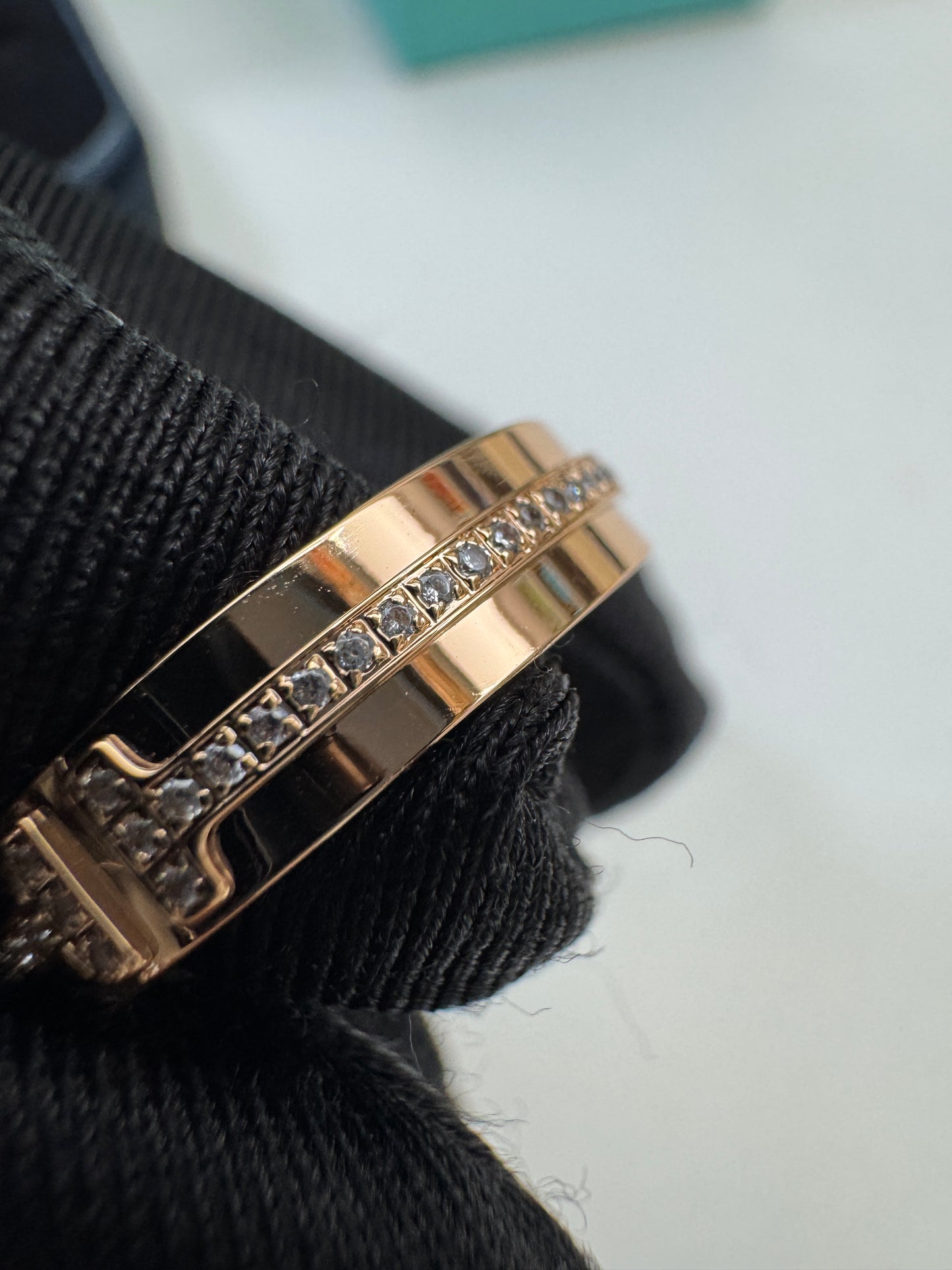 TIFFANY T1 玫瑰金戒指