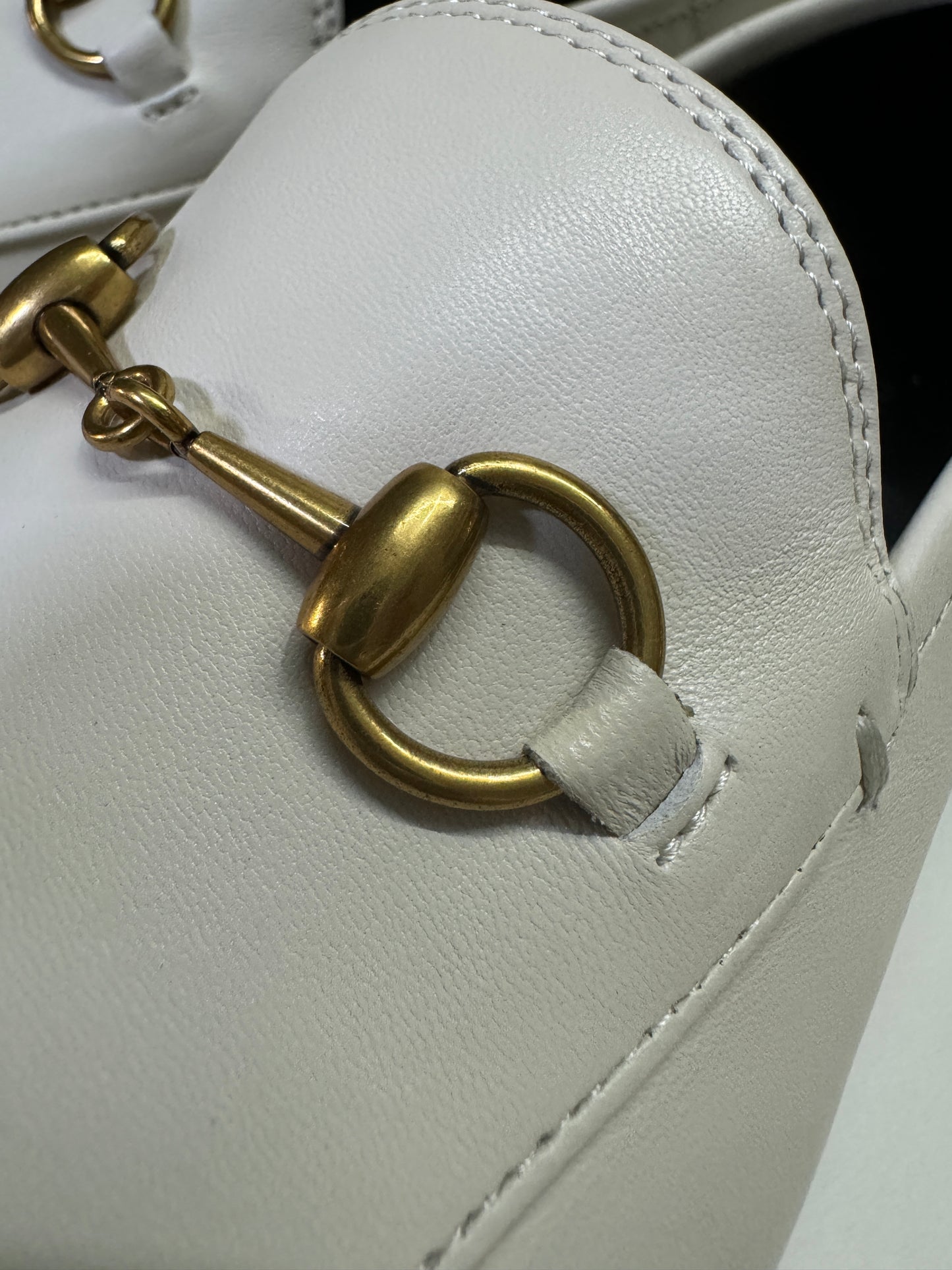 GUCCI Loafers 踩跟樂福鞋 奶白色