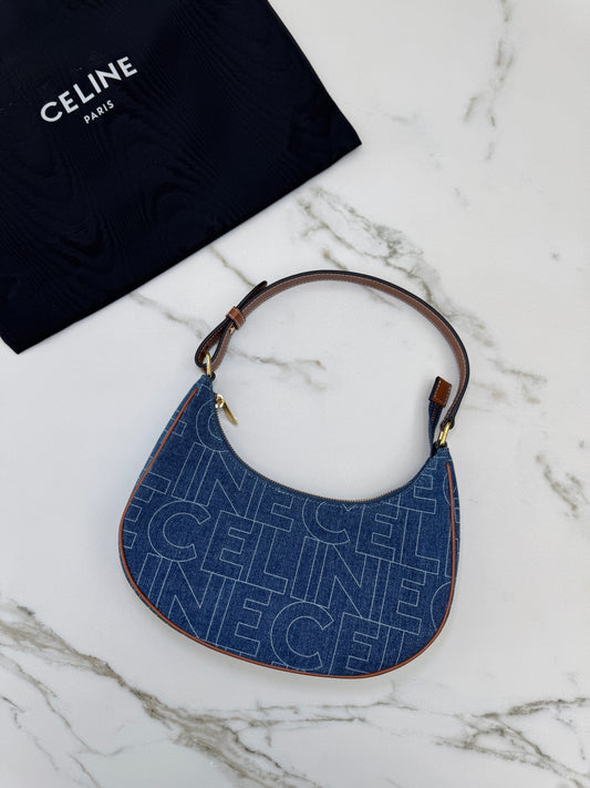 CELINE Ava Hobo 牛仔