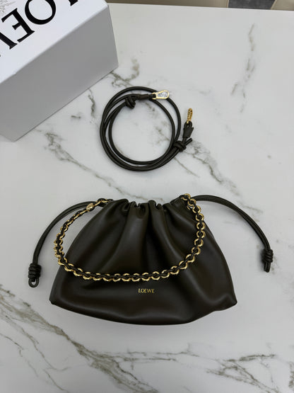 LOEWE Flamenco Purse Medium 卡其綠