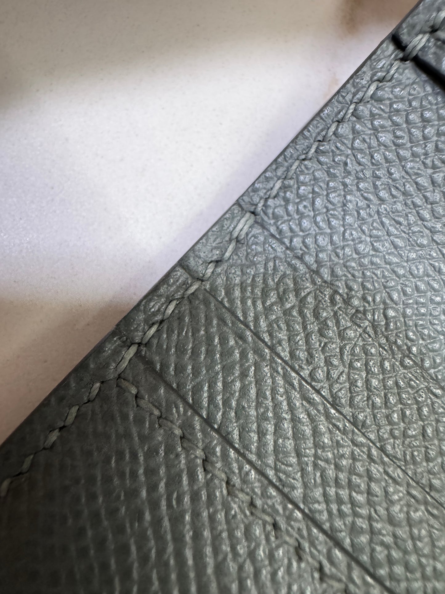 HERMES Bearn Wallet 短錢包 杏仁綠金扣
