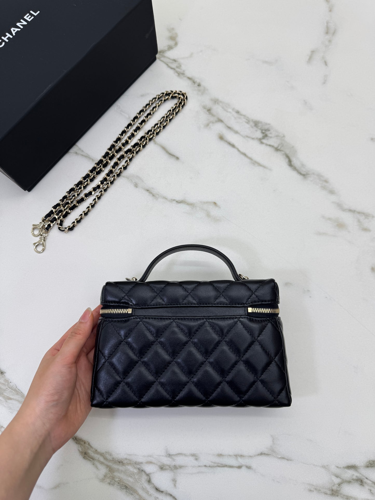 CHANEL LP盒子包 羊皮