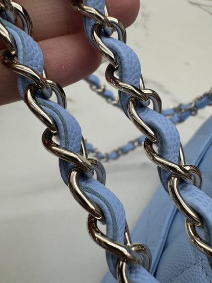 CHANEL CF23 Small 23P粉藍色