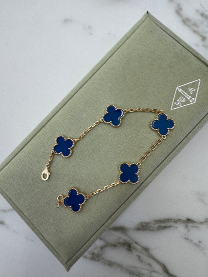VCA Vintage Alhambra Bracelet 五花藍玉髓