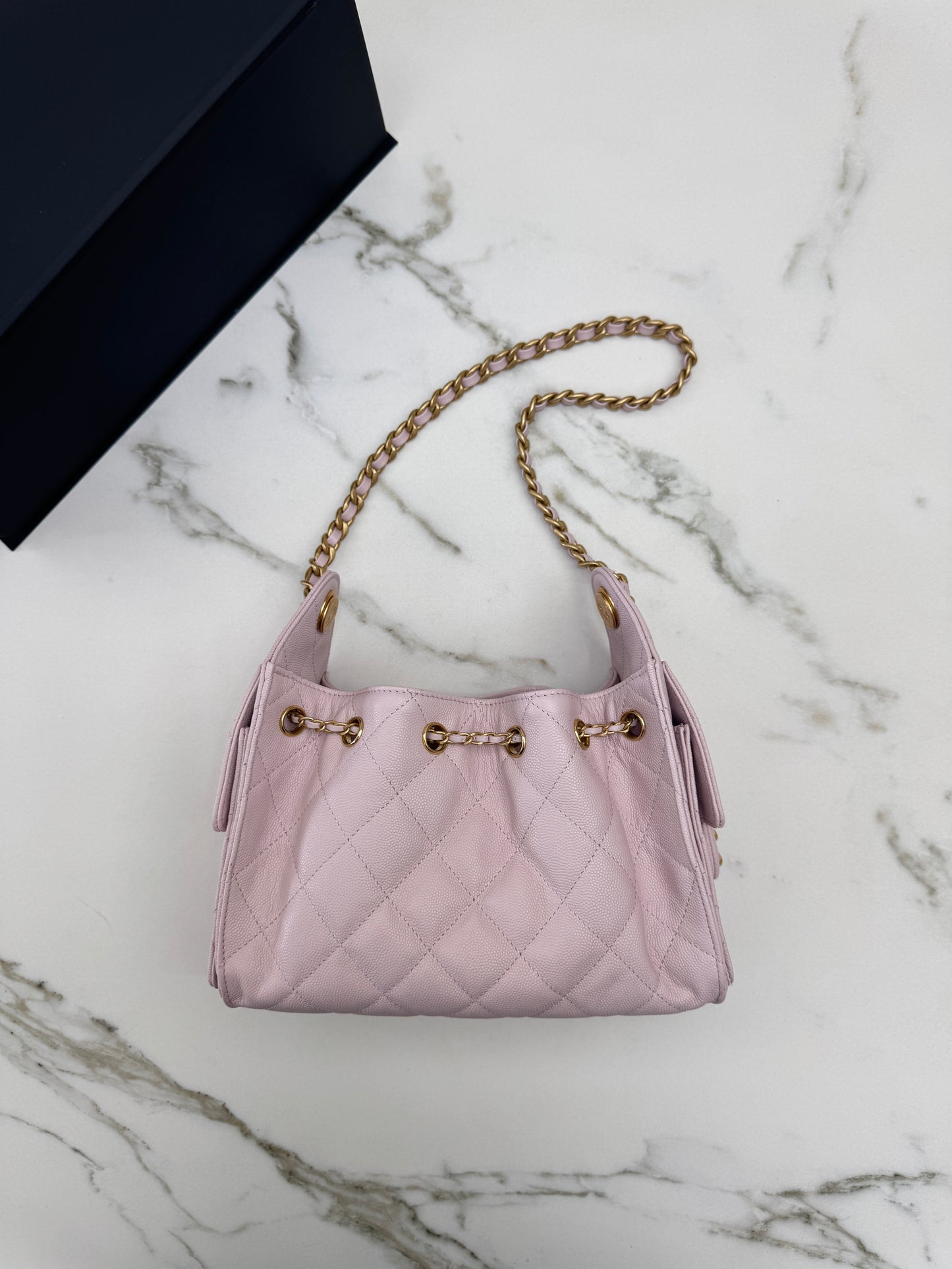 CHANEL Mini 25Bag 26C 淺粉
