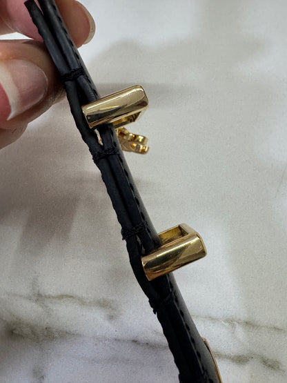 CELINE Belt 凱旋門吊飾皮帶