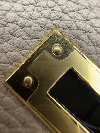 HERMES Kelly 25 斑鳩灰金扣 內縫 Togo 81 Gris Tourterelle GHW