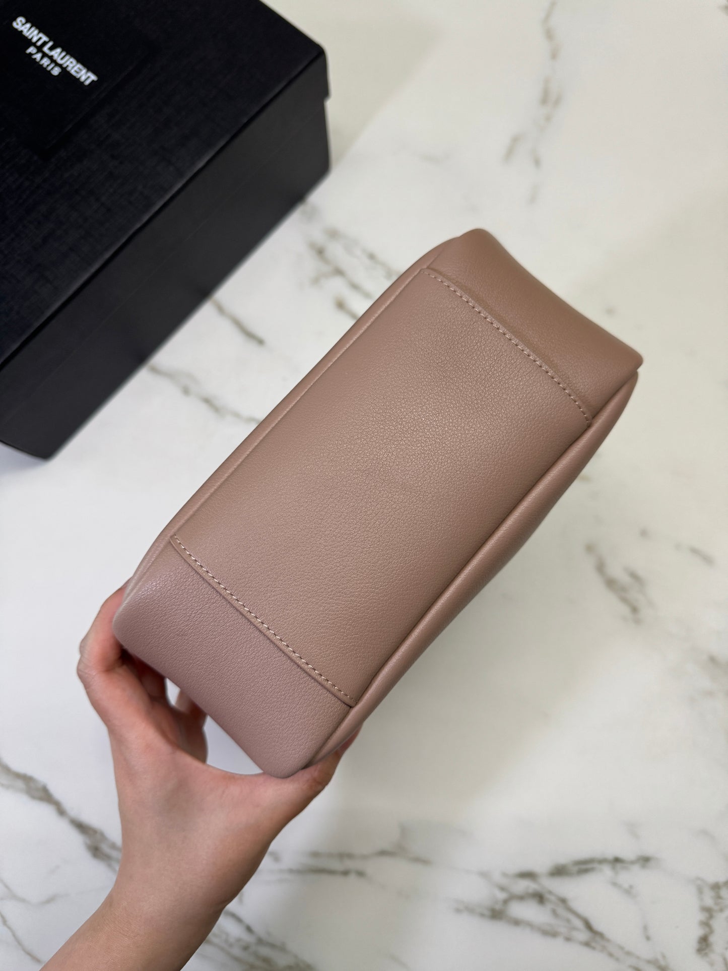 YSL LE 5 A7 Hobo 奶茶色 Small