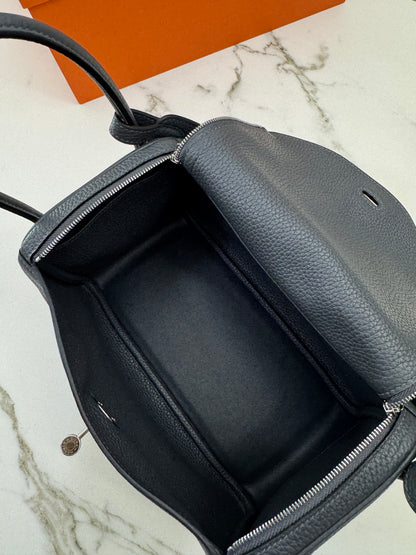 HERMES Lindy 26 石板灰銀扣 85 Ardoise TC PHW