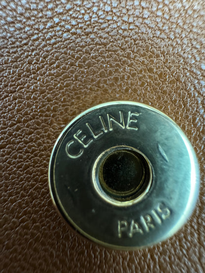 CELINE Soft Triomphe Half Moon 焦糖棕