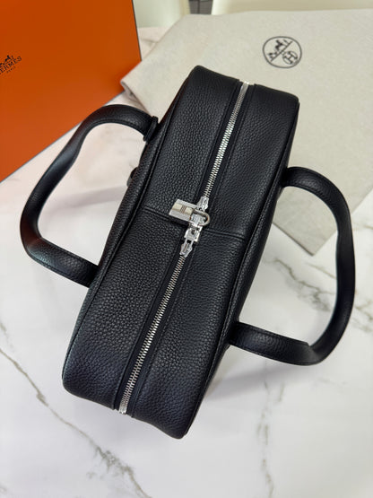 HERMES Victoria II 35 黑銀 TC