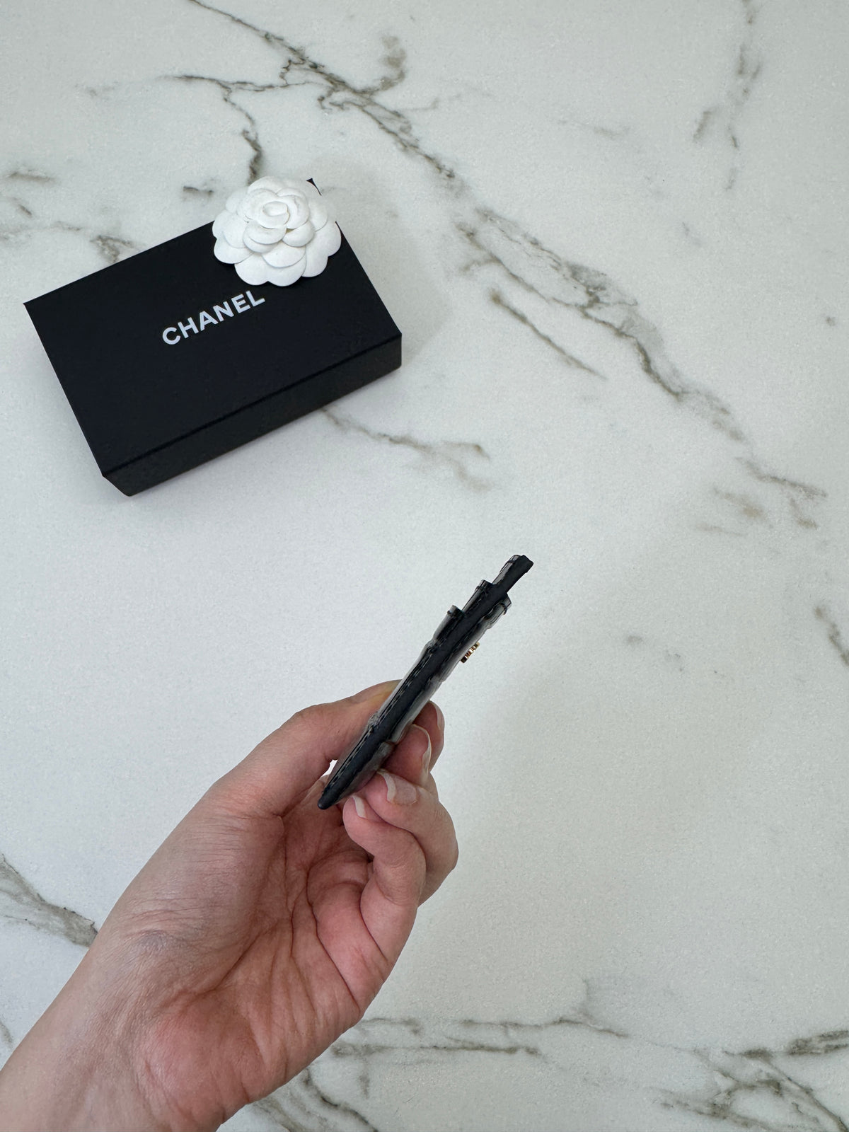 CHANEL 26A Crocodile Cardholder