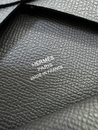 HERMES Calvi Duo 石板灰 Epsom 85 Ardoise
