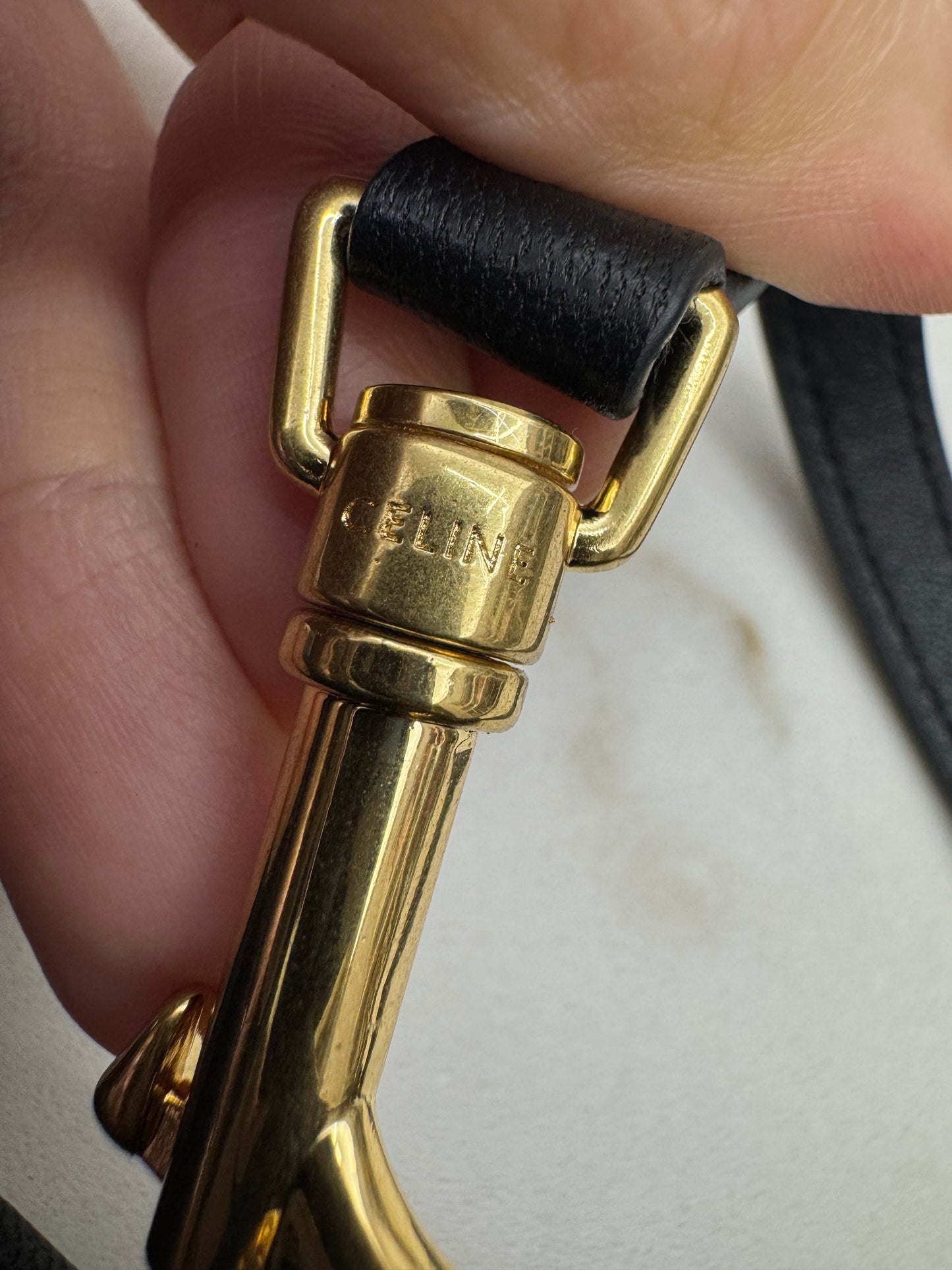 CELINE Soft Triomphe Besace