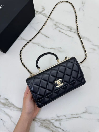 CHANEL Trendy CC 手柄woc wallet on chain