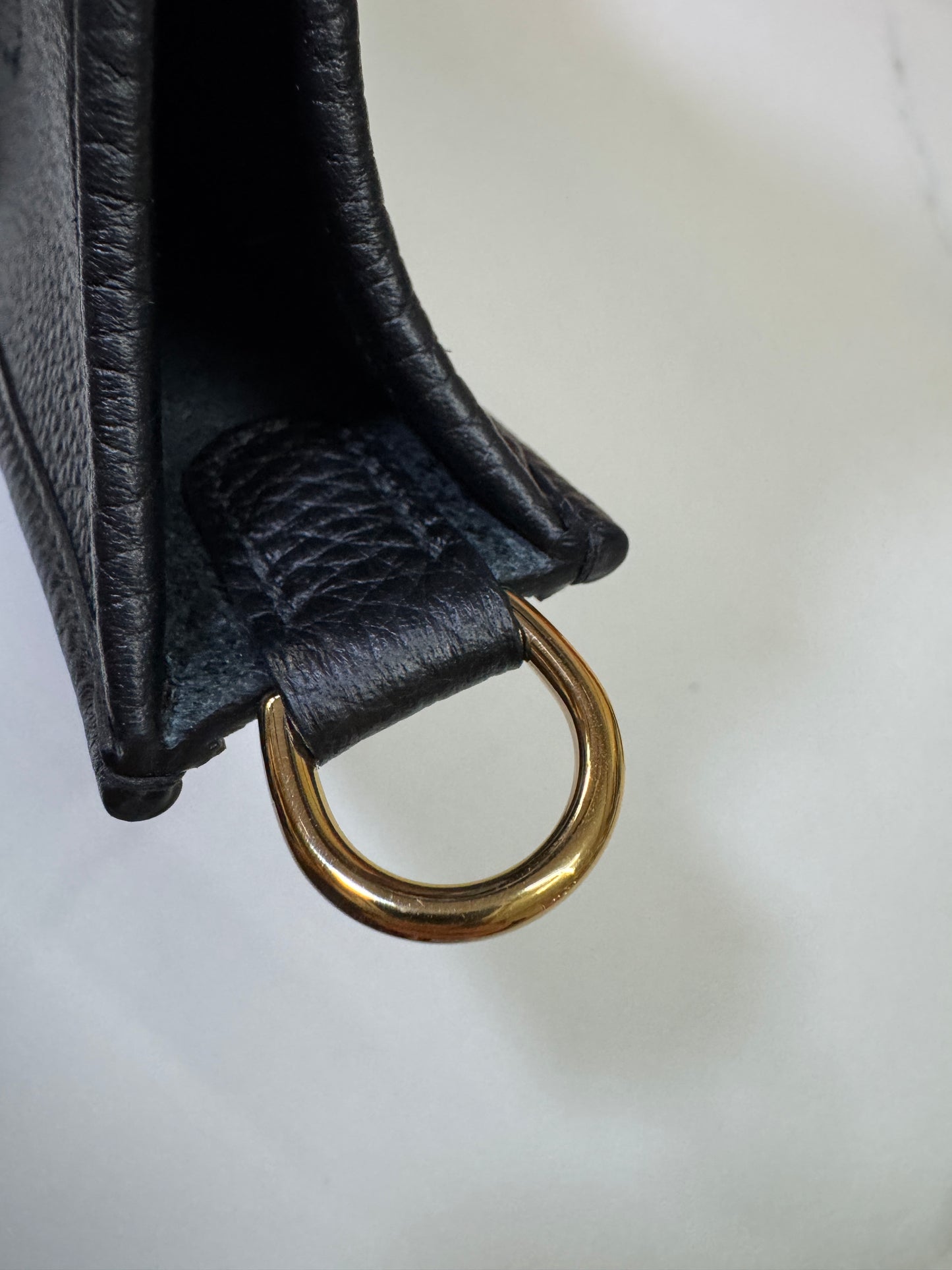 HERMES Mini Evelyn Noir GHW