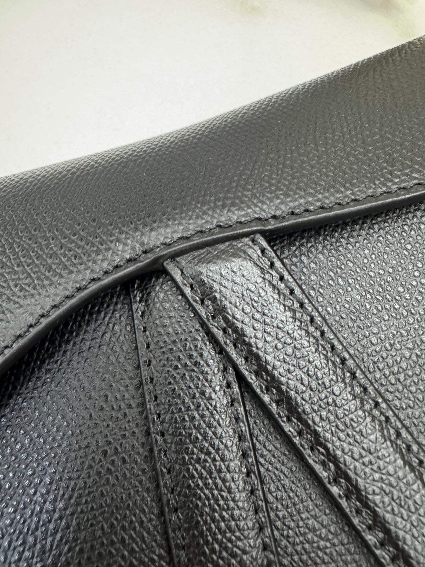 DIOR Saddle Small 黑色掌紋皮 Black Calfskin