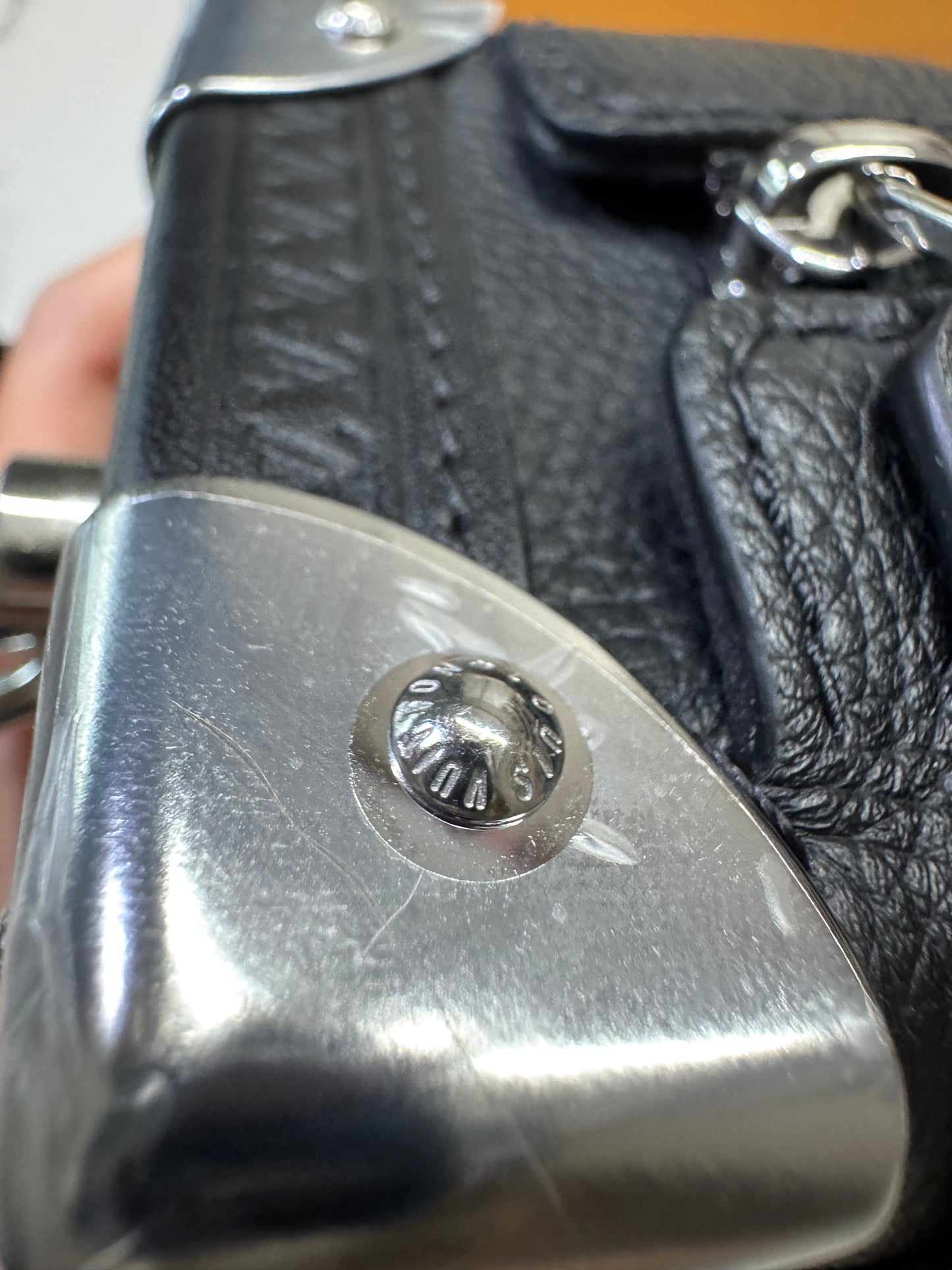 LV Side Trunk MM 黑色皮款