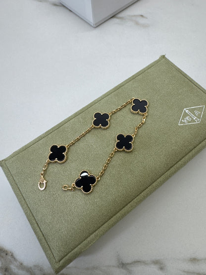 VCA Vintage Alhambra Bracelet 黑玉髓