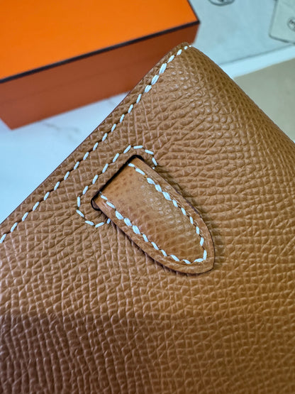 HERMES Kelly to-go 金棕色金扣 Epsom Gold GHW