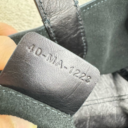 DIOR Toujours 皺褶牛皮 磨砂黑