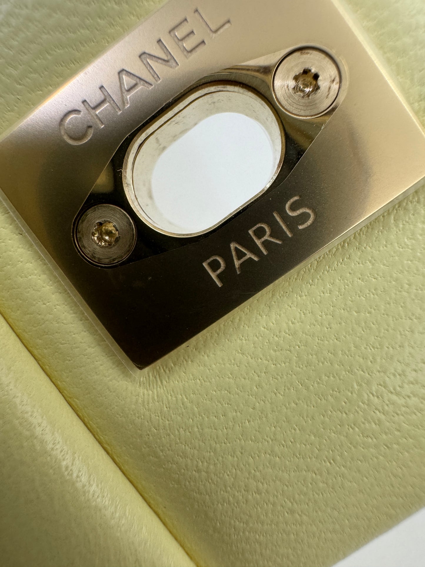 CHANEL Mini CF20 25S小雞黃 Lambskin