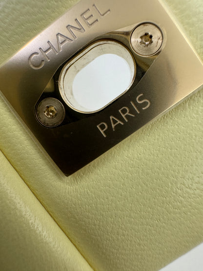 CHANEL Mini CF20 25S小雞黃 Lambskin