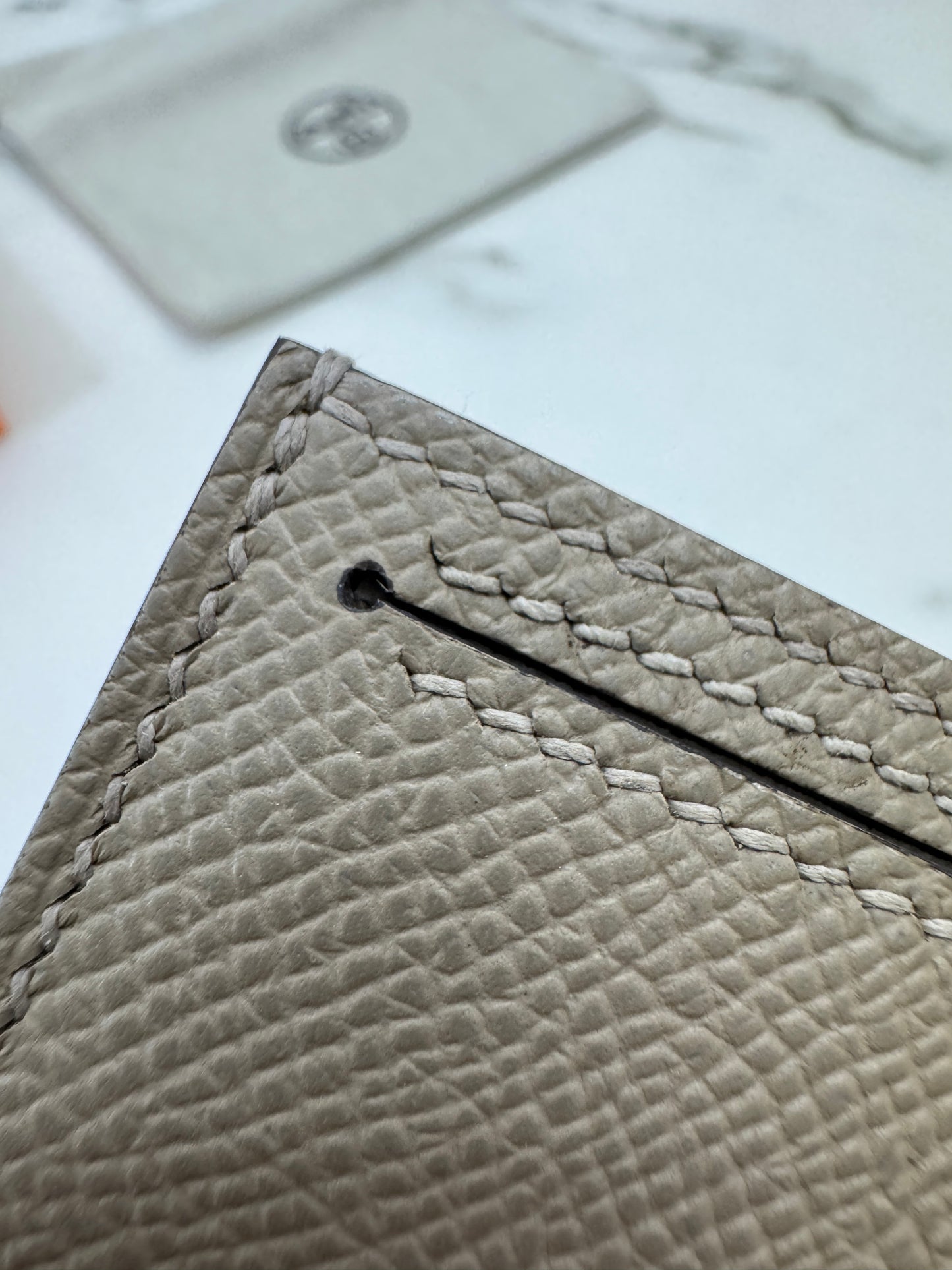 HERMES Bearn Wallet 瀝青灰銀扣 Epsom M8 Gris Asphalt PHW