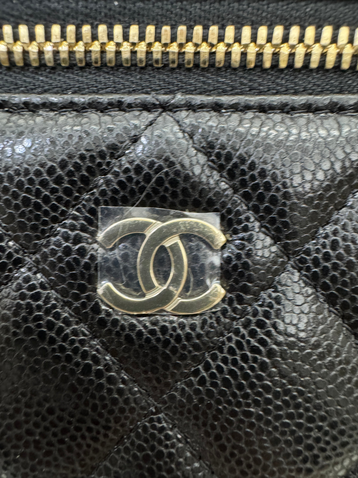 CHANEL LP盒子包 黑色牛皮 Vanity