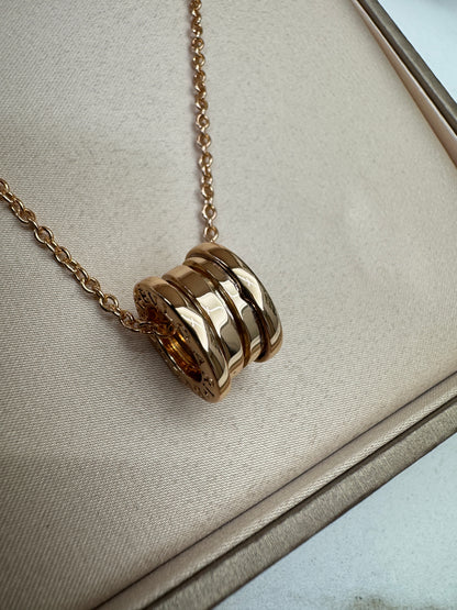 BVLGARI B.Zero 玫瑰金大號項鏈