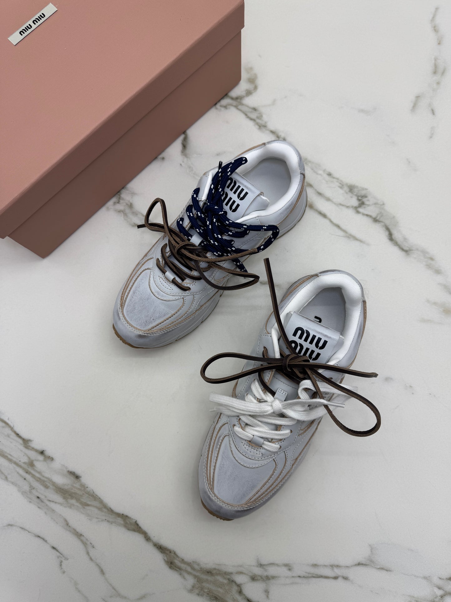 MIU MIU X NB 25年版 做舊老爹鞋￼