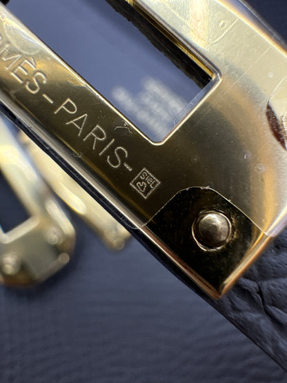 HERMES Kelly to-go 錫器灰金扣 Epsom