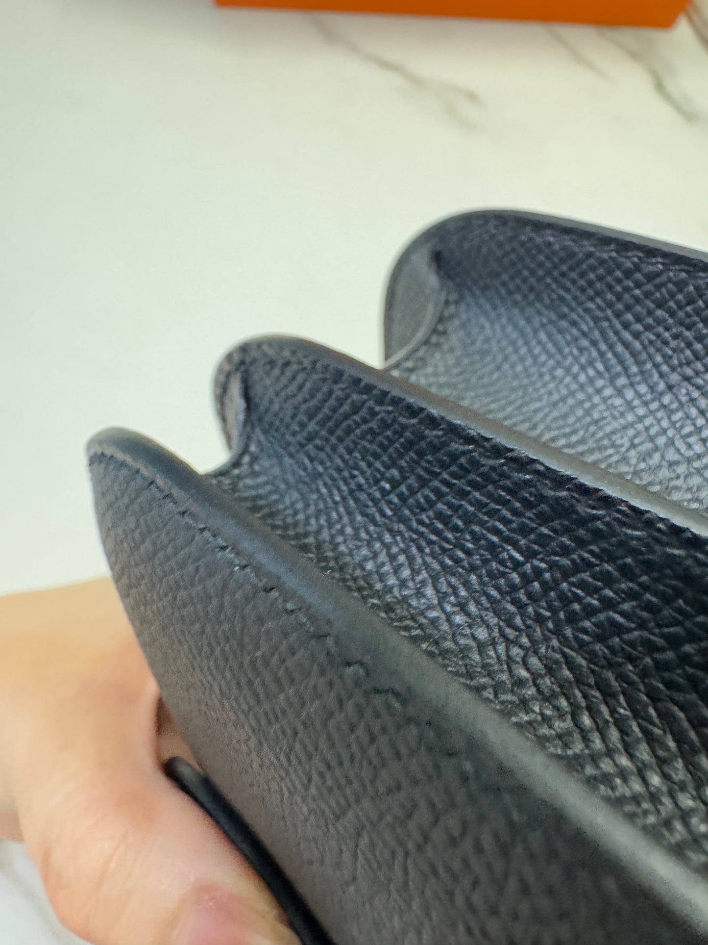 HERMES Mini Constance 黑色 玫瑰金扣 Epsom