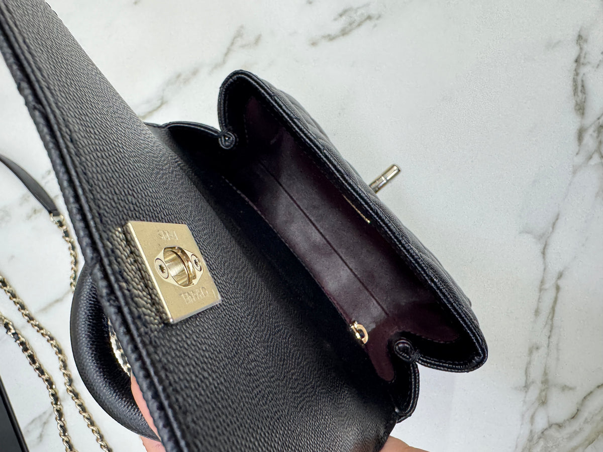 CHANEL Mini Coco Handle 黑色