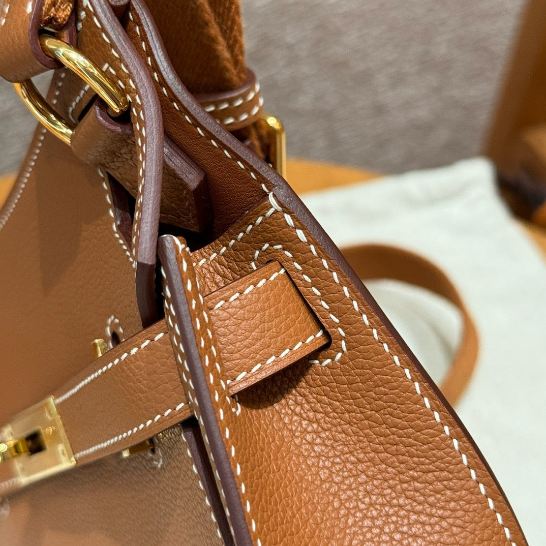 HERMES Mini Jypsiere 金棕金扣 Gold