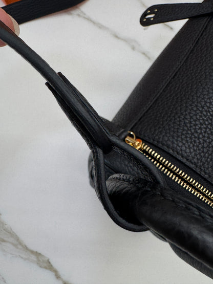 HERMES Mini Lindy II 黑金 Nior TC GHW