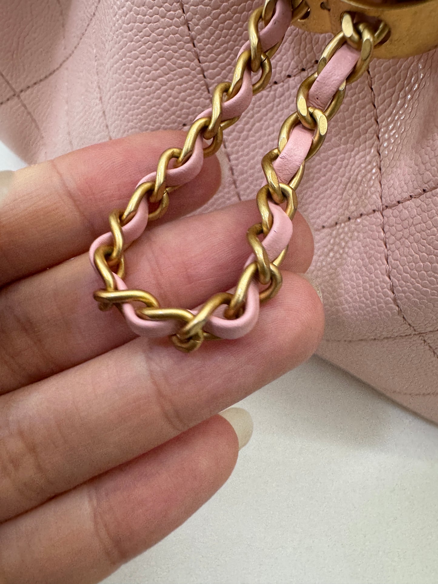 CHANEL Mini 25Bag 26P櫻花粉