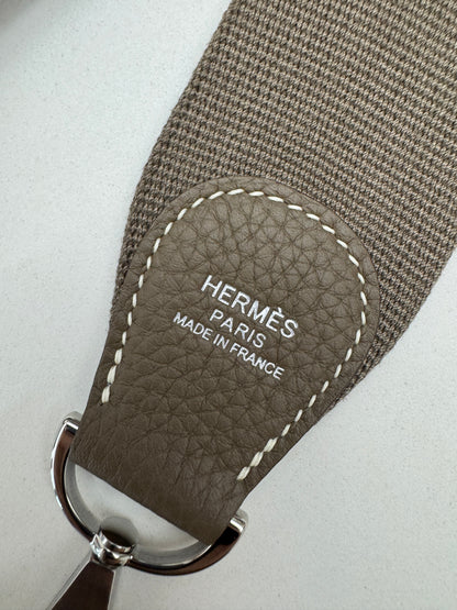 HERMES Evelyne 29 大象灰銀扣