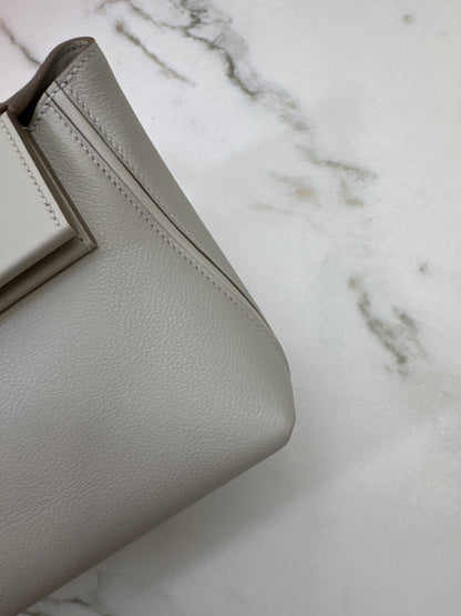HERMES Mini 2424 冰川白金扣 Evercolor